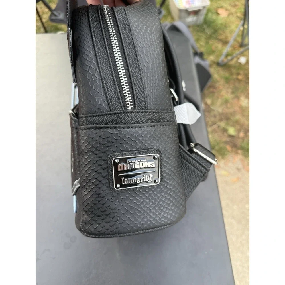 Loungefly How To train Your dragon Toothless Mini Backpack Black Fish NWT Rare